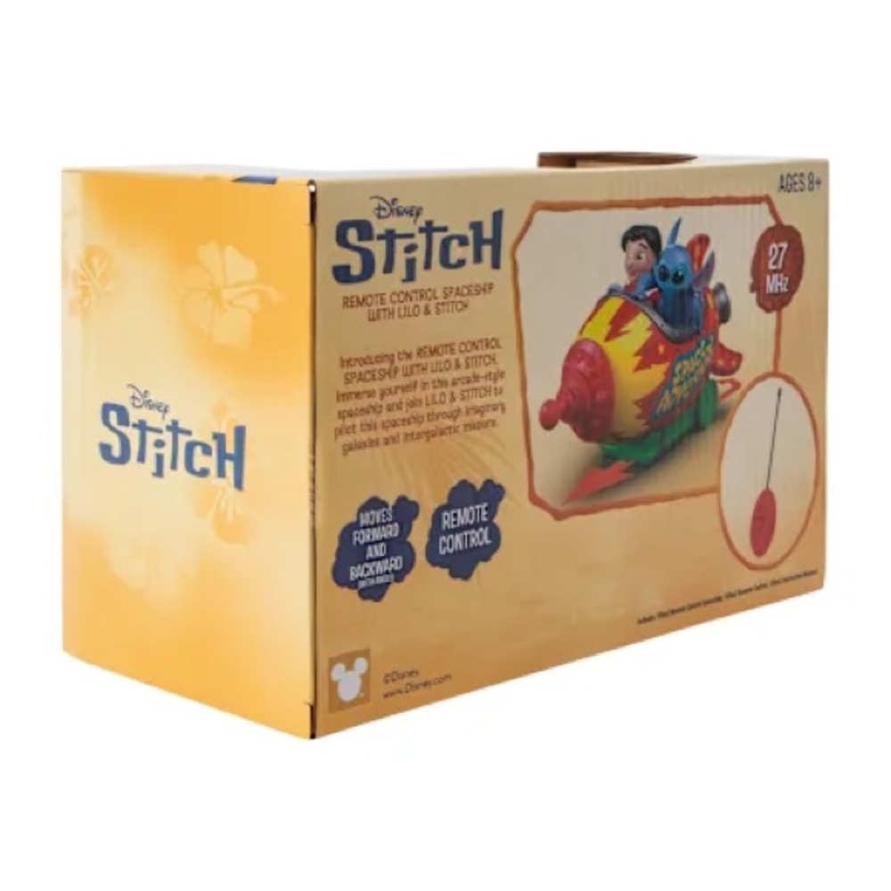 Disney Stitch Space Adventure Rocket RC Spaceship - Red and Yellow - Picture 3 of 6